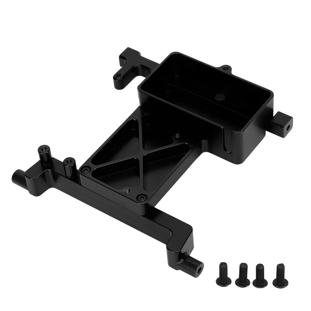 Fixed Servo Mount Bracket, Aluminium Alloy Fixed Servo Mount Black One Size