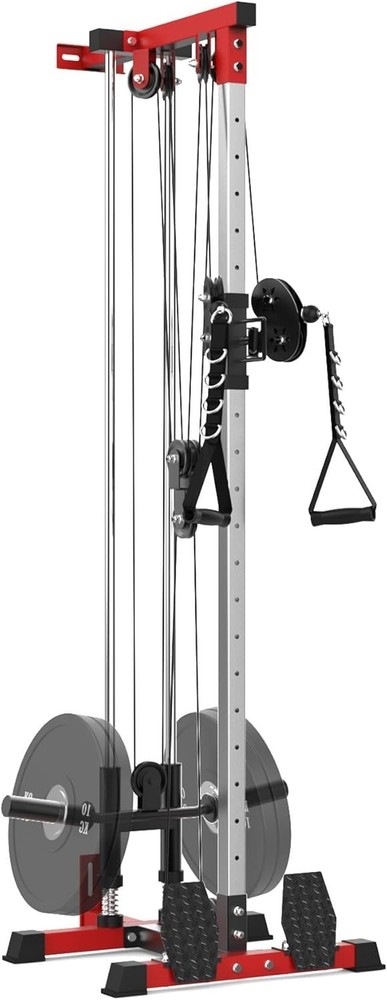 LAT Pull Down Machine with High and Low Pulley Station Back Exercise Equipment