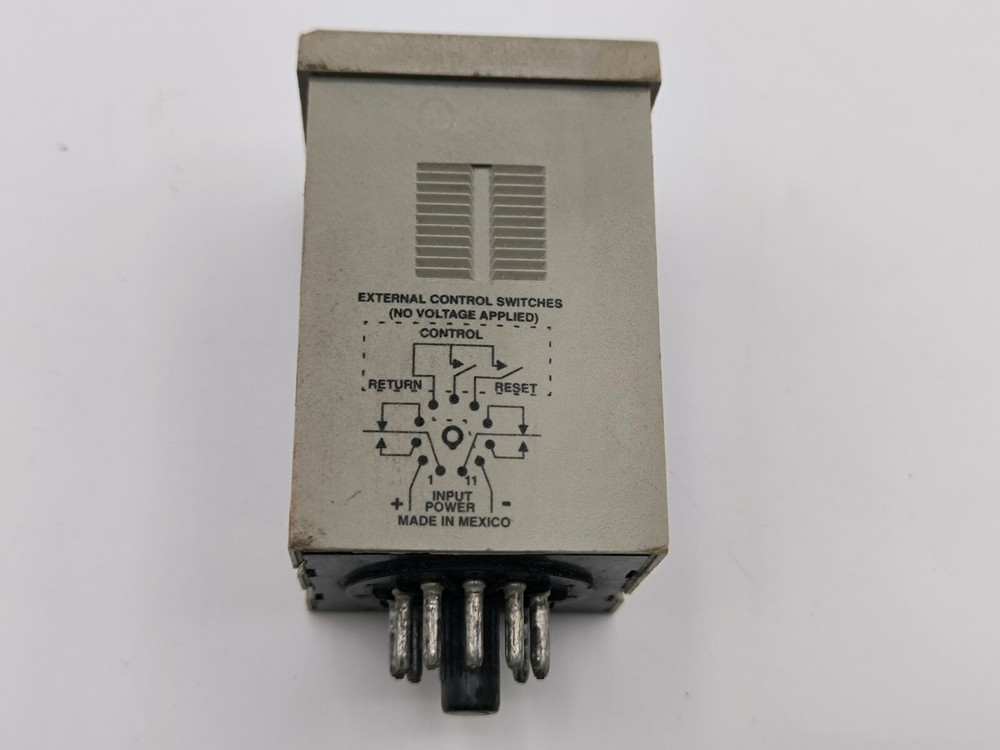 NTE Electronics R65-11AD10 Time Delay Relay Counter 10A 24-240VAC 12-Function