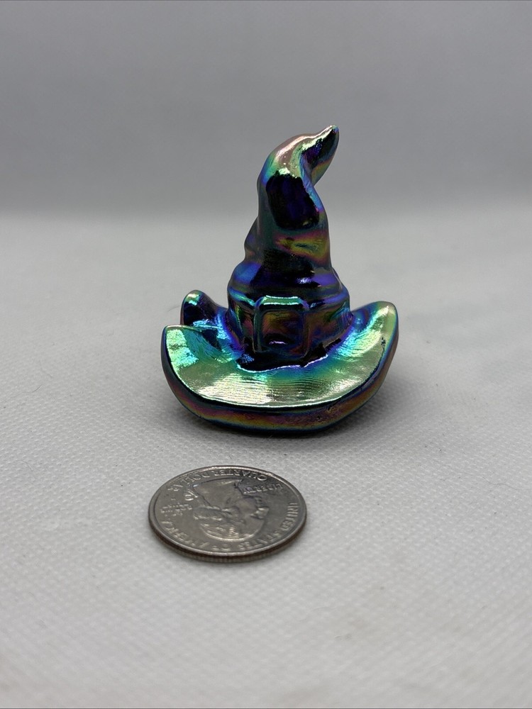Auro Coated Crystal Witch Hat
