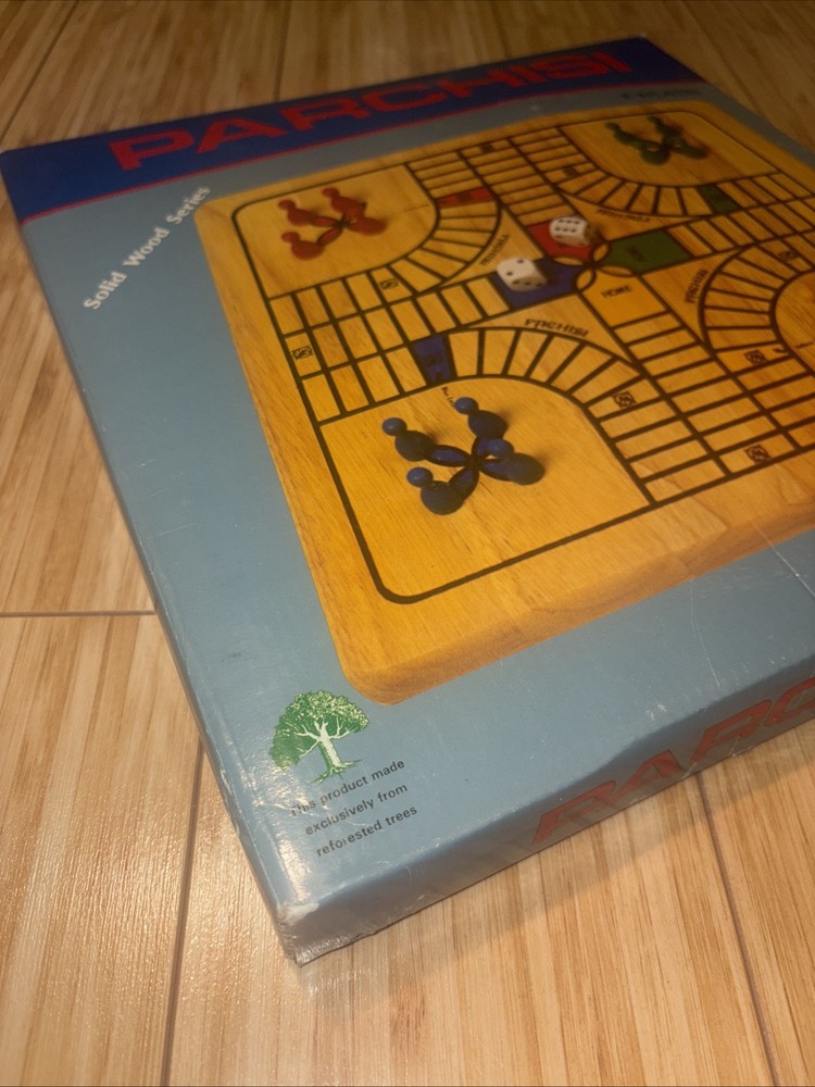 Vintage Parchisi Game Solid Wood Series
