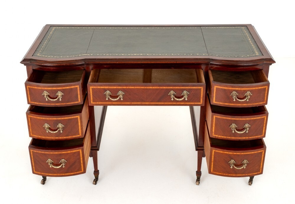 Regency Desk Writing Table Mahogany 1880