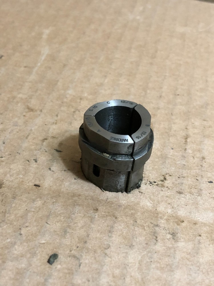HARDINGE 13/16''  S-10 SMOOTH ROUND COLLET PADS
