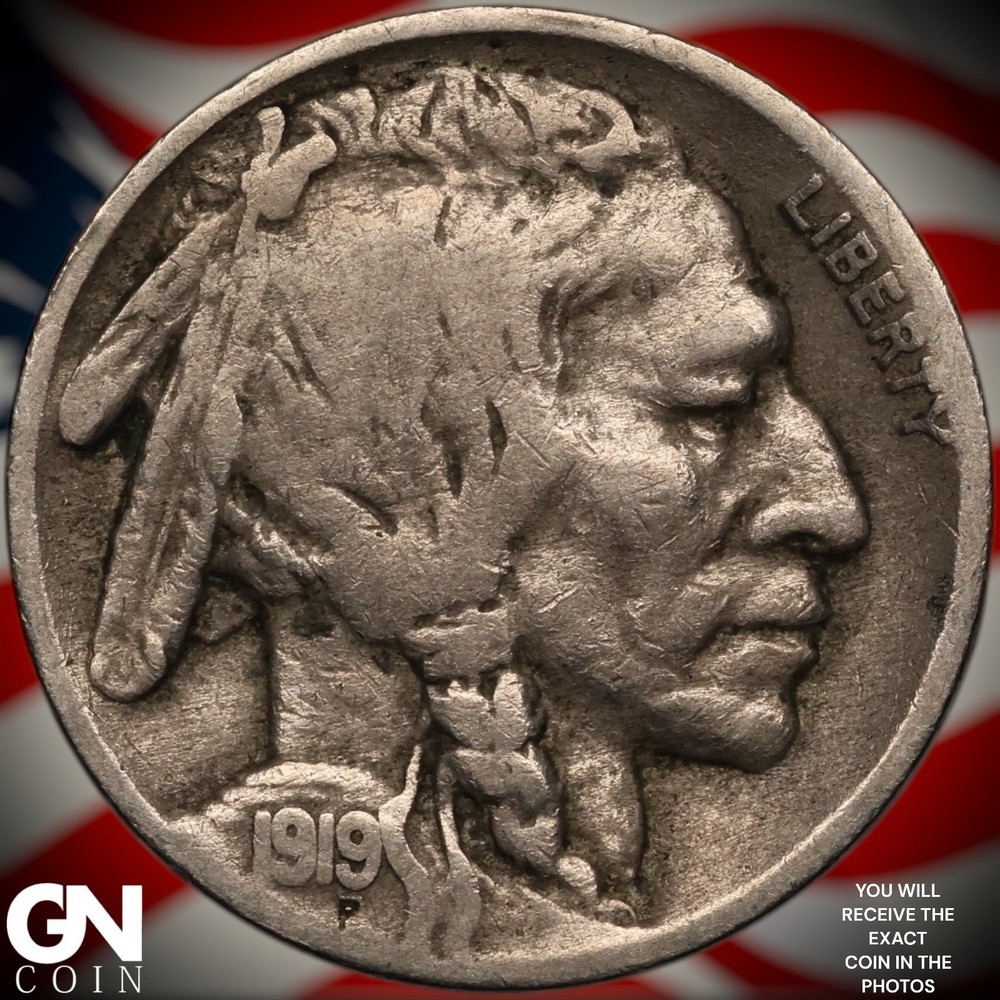 1919 S Buffalo Nickel A3427