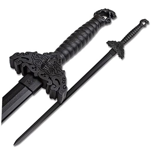 Polymer Training Equipment Polypropylene Blade, Martial Black Taichi Practise