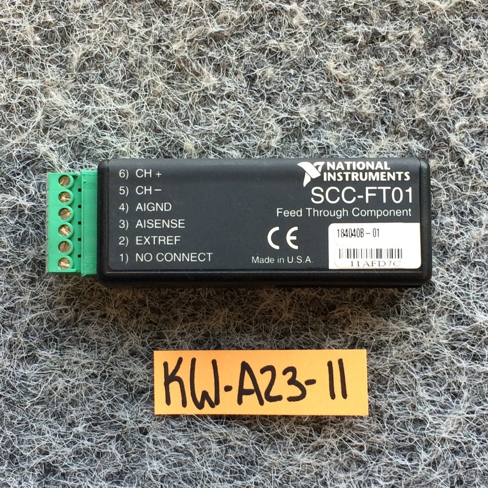 National Instruments NI SCC-FT01  Feed Through Component 184040B-01