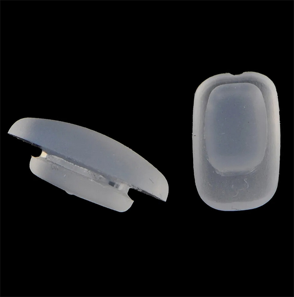 Eyeglass Nose Pads , 2 Pairs Nose Pieces Replacement Square Rectangle Push US