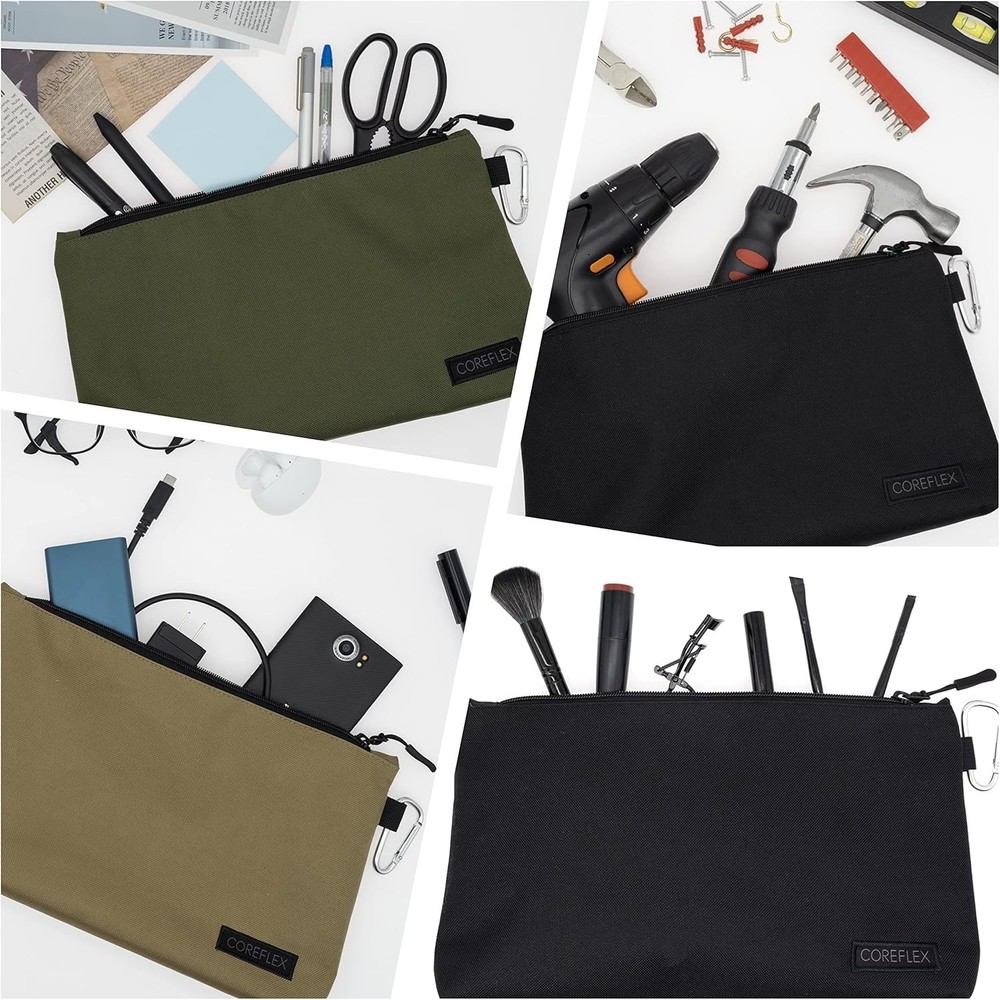 Quality Flat Bottom Tool Bag with YKK Zipper