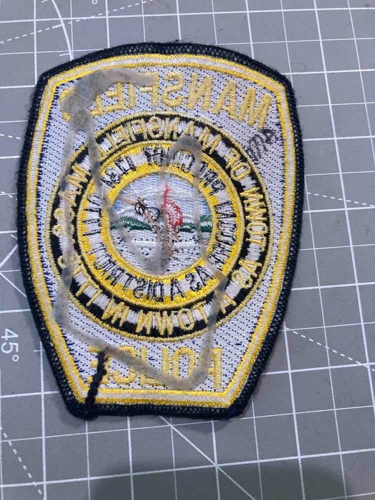 Mansfield Mass. Police uniform patch