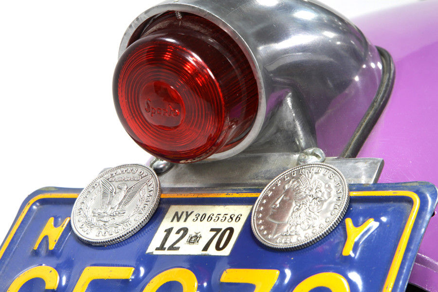 Silver Dollar Concho Set for All Models Custom Harley - Chopper