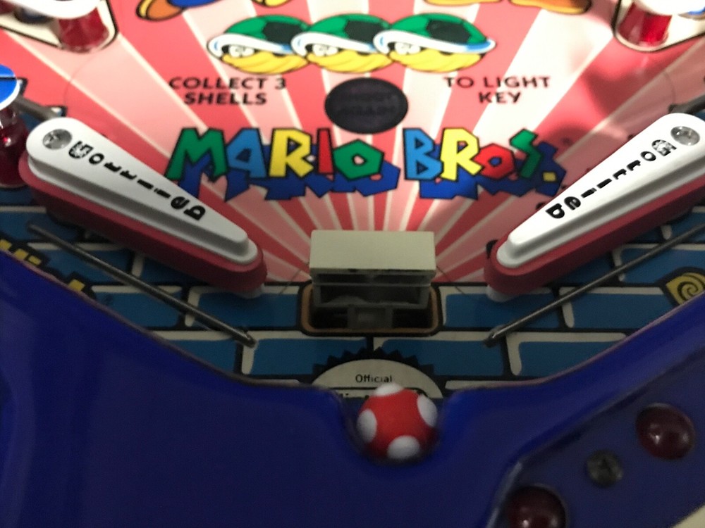 The Super Mario Bros Pinball Star Drop Target