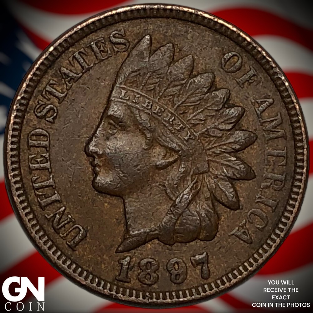 1897 Indian Head Cent Penny X2018
