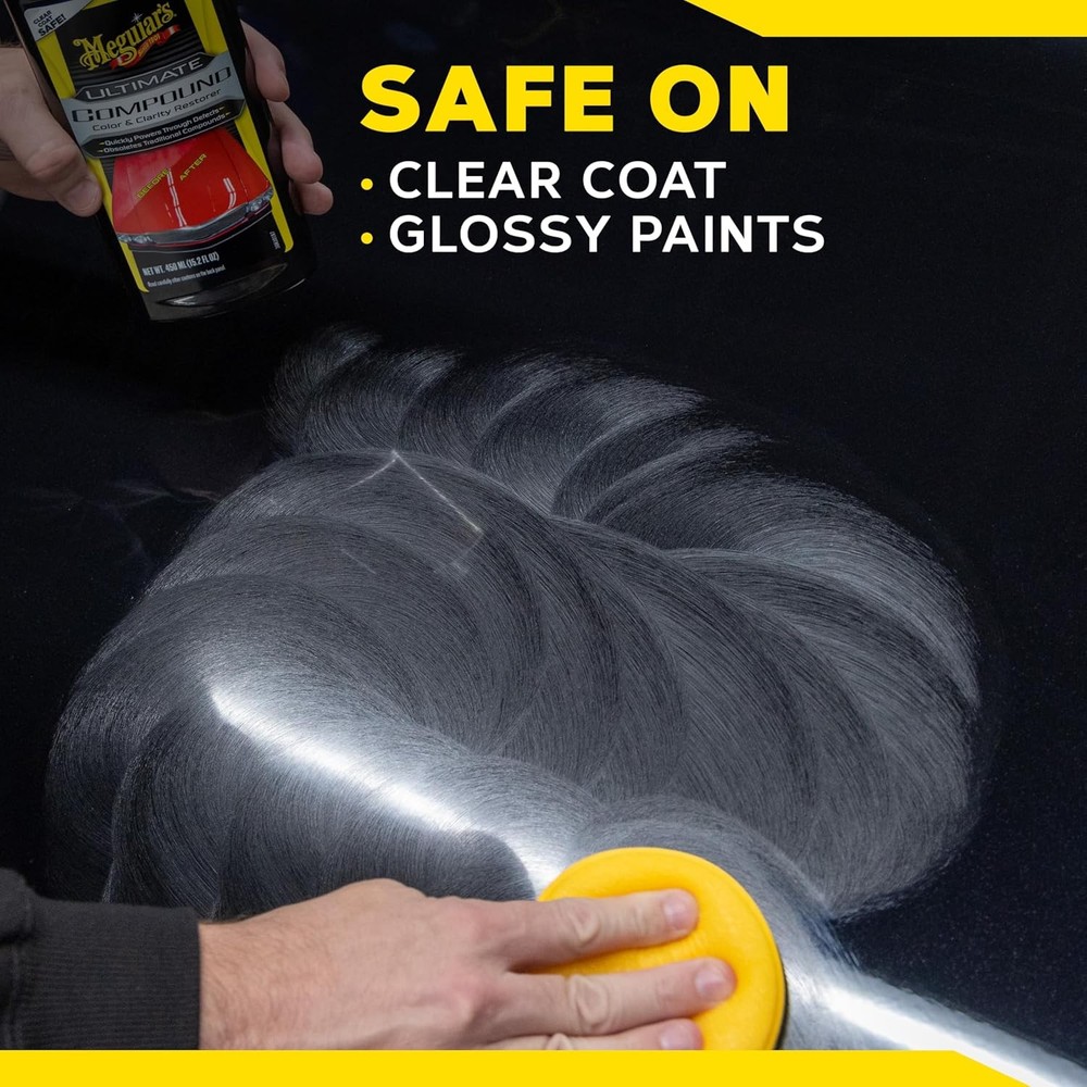 Meguiar's Ultimate Compound - Pro-Grade Car Scratch Remover, Paint...