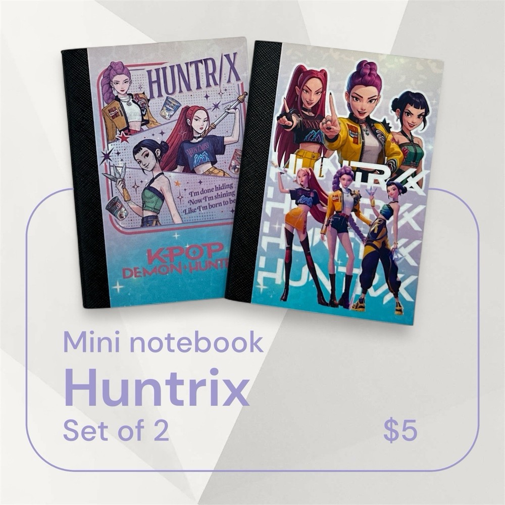 Kpop demon hunters mini notebook