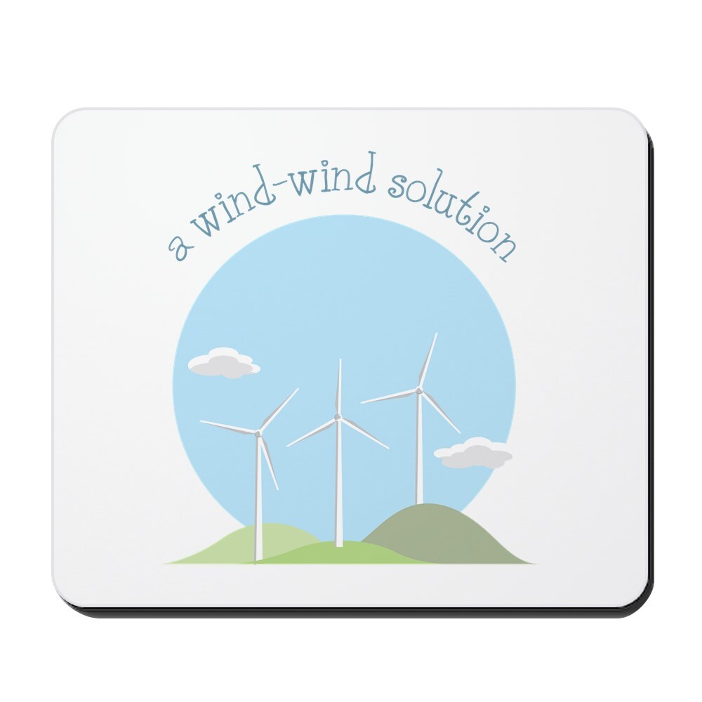 CafePress A Wind Wind Solution Mousepad (1337827763)