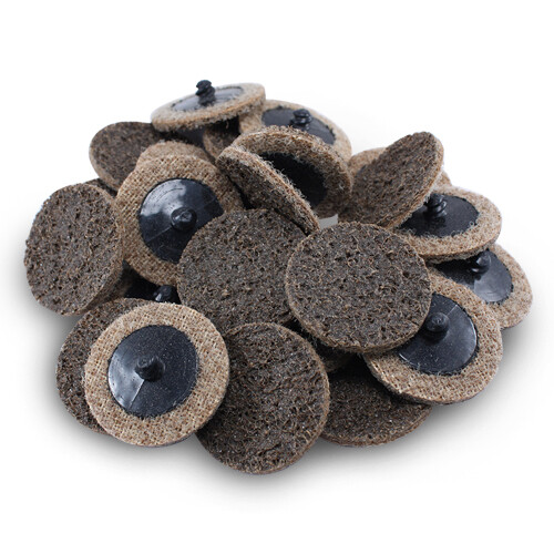 100 Pack - 2" Roloc Surface Conditioning Discs Coarse Tan Quick Change Prep Pads