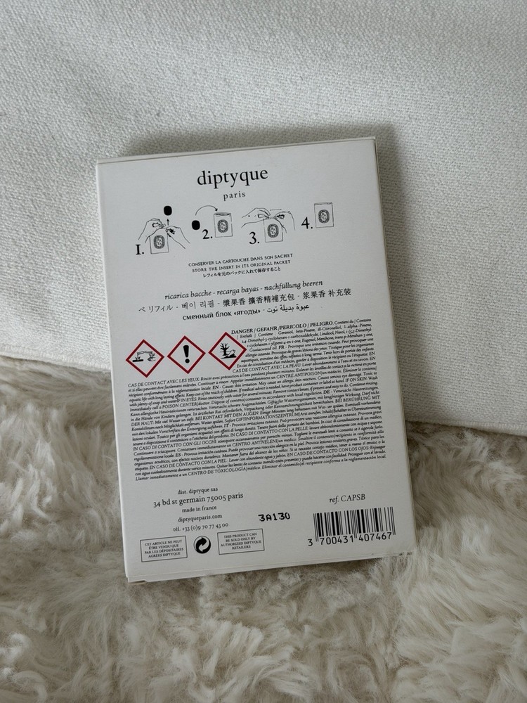 Diptyque Baies Insert for diffuser Refill