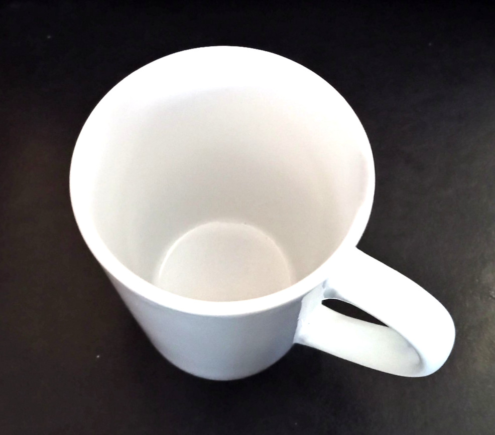 Plain White Coffee Tea Mug 15oz. Blank White