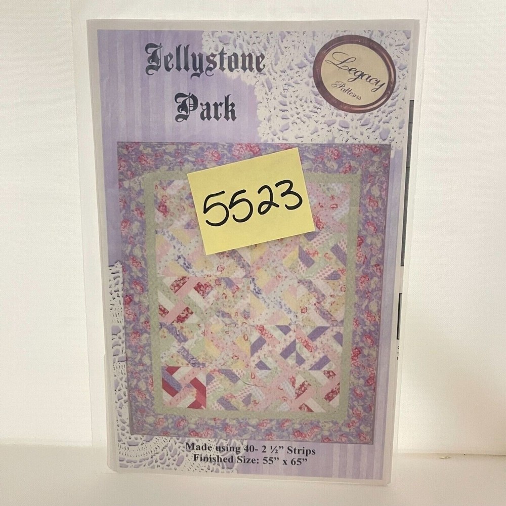 #5523 Legacy Patterns Jellystone Pack Quilt Sewing Pattern