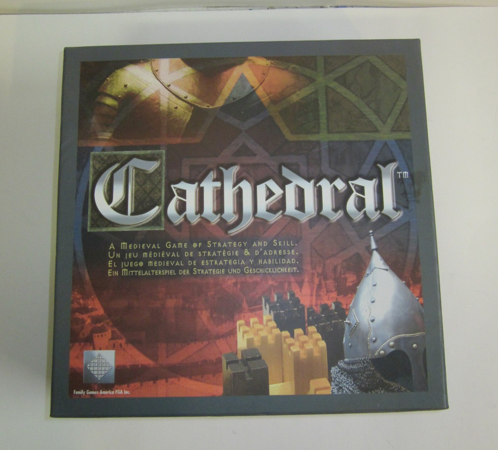 CATHEDRAL Medieval board Game Strategy & Skill Board 2020 complete