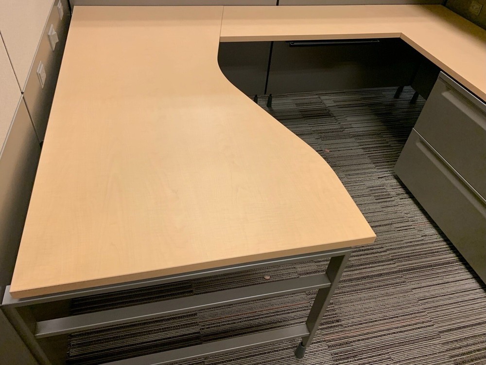 Herman Miller Cubicle Desk Set