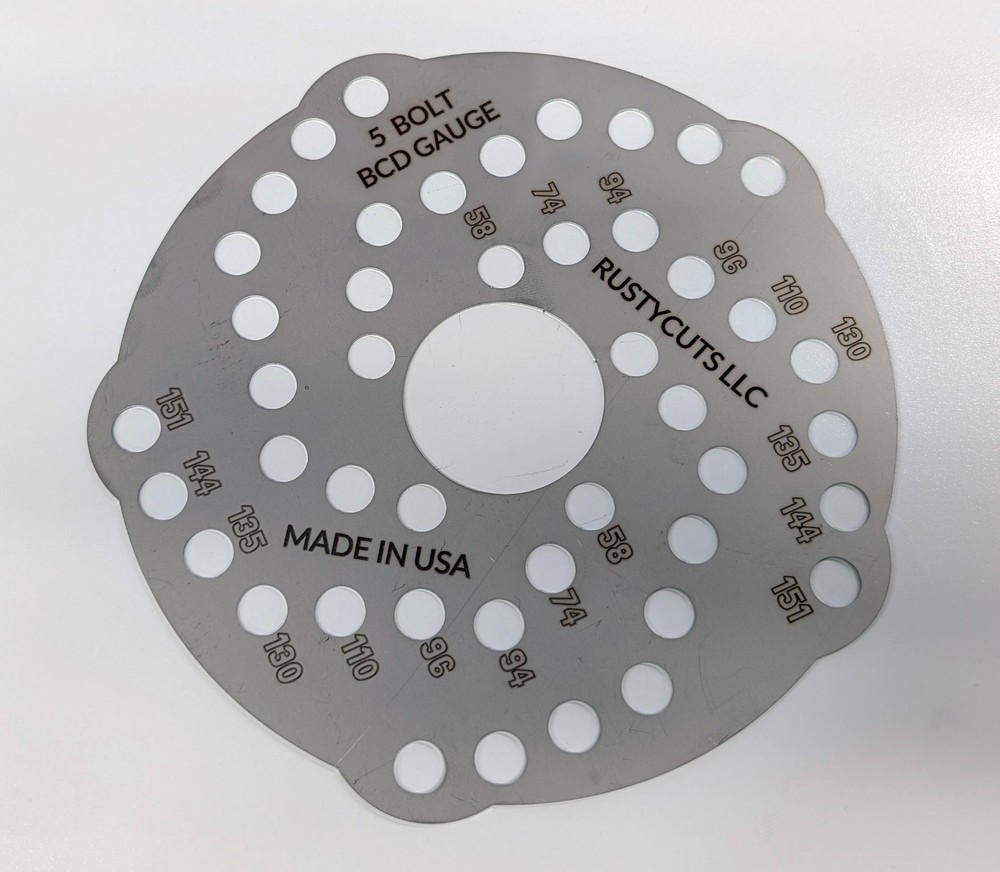 5 bolt BCD "Bolt Circle Diameter" Gauge