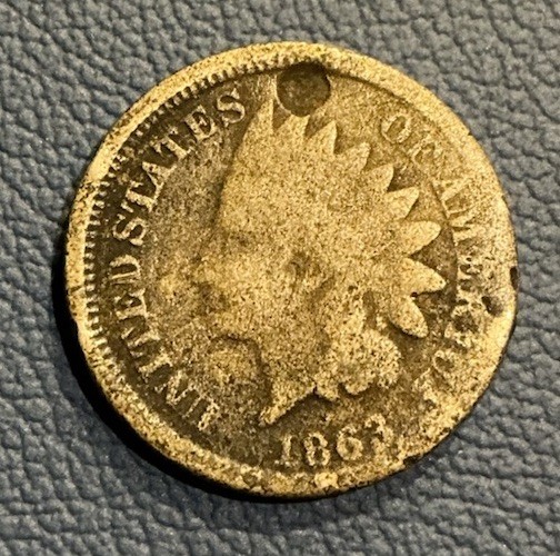 1863 Indian Head Cent – Vintage Cent