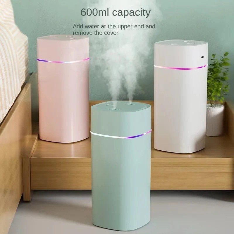 Humidifier, USB Rechargeable, Diffuser, Aromatherapy, LED, Essential Oils