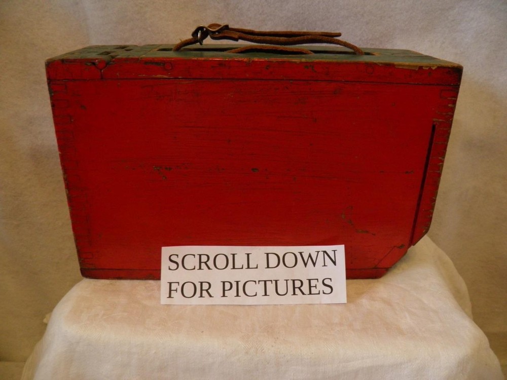 WWI WOODEN AMMO BOX