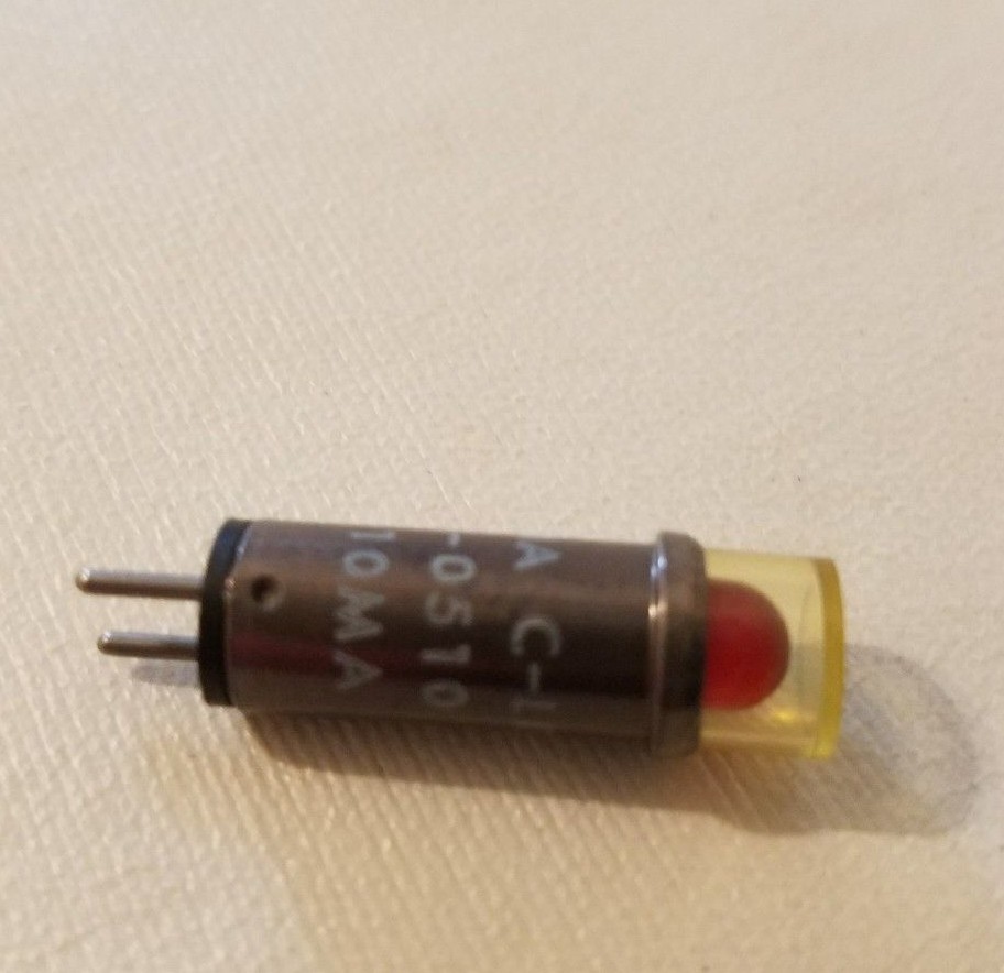 Eldema C-Lite CD-B-0510 Red Light Indicator Panel Cartridge Lamp 5V 10MA