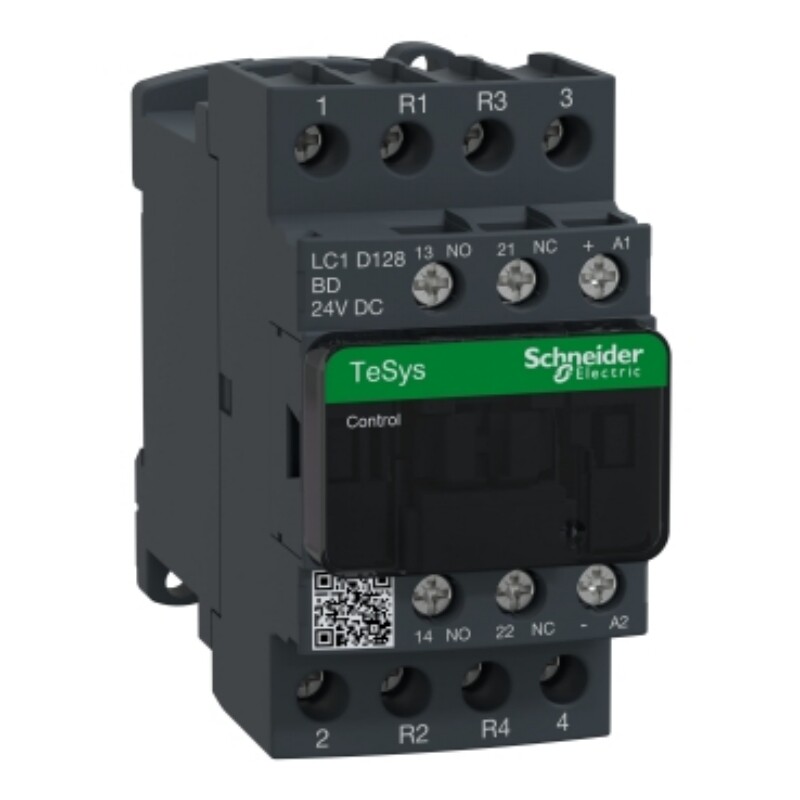 1pcs Schneider LC1D128BDC 24VDC contactor 4Poles 25A