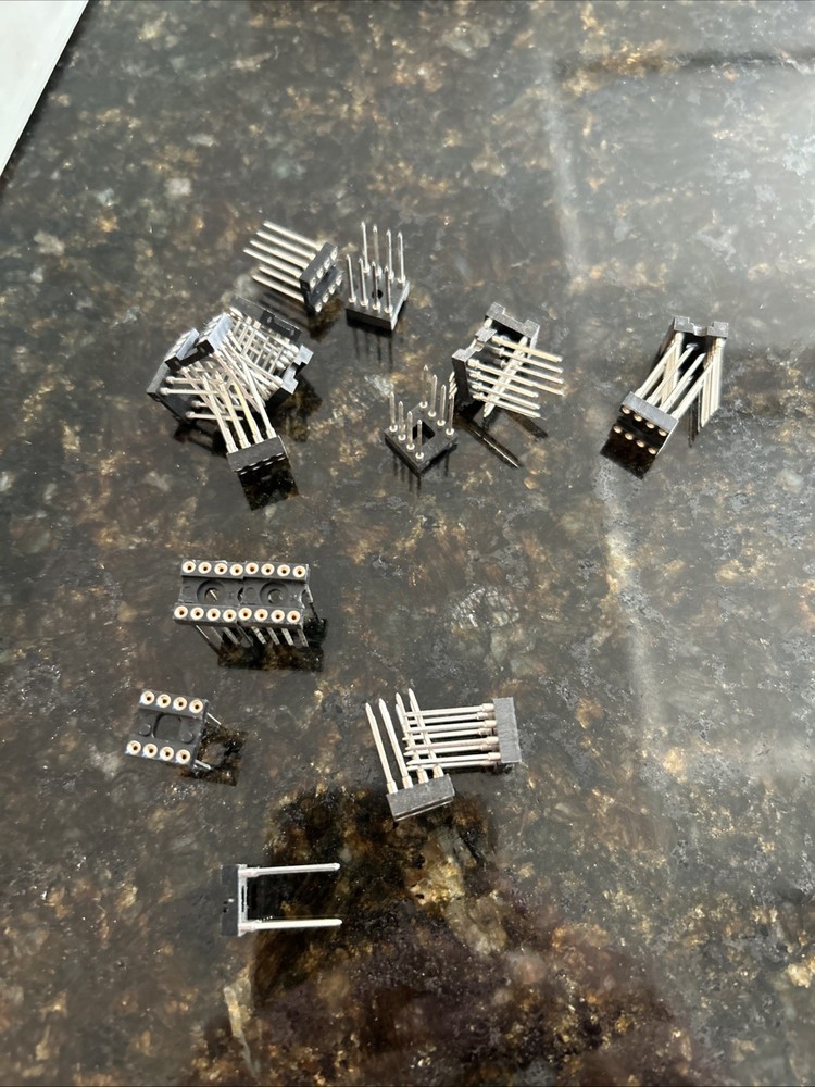 IC SOCKET, 8 PIN DIP SOCKET, WIRE WRAP, Screw Machine, Tin, Gold