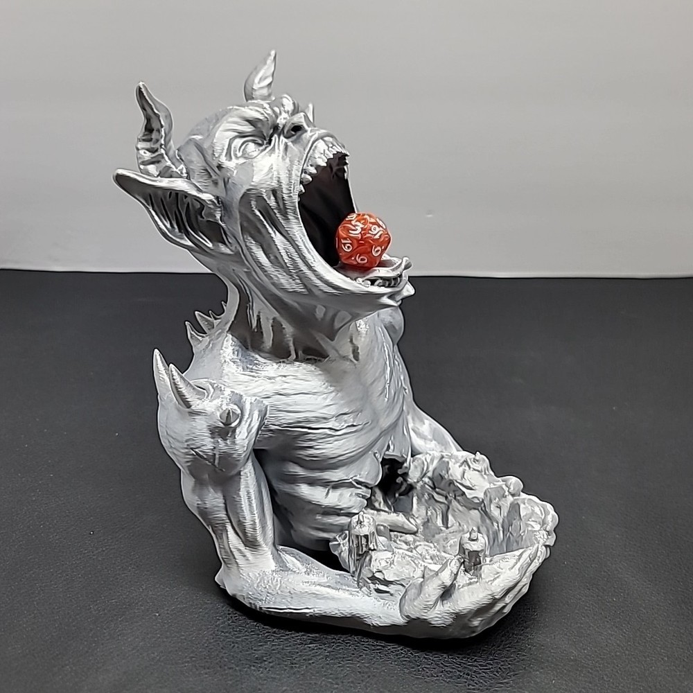 Imp's Hunger Dice Tower - D&D Pathfinder Cthulhu RPG - Gothic Devil Demon DND