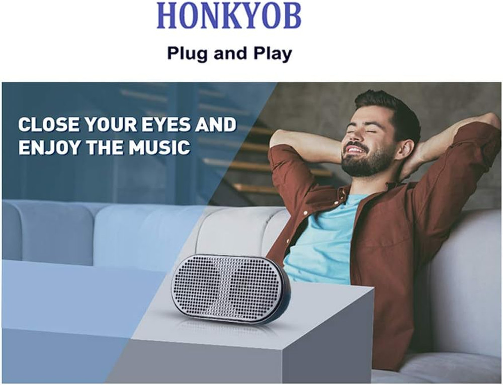 USB Mini Speaker Computer Speaker Powered Stereo Multimedia Speaker for Notebook