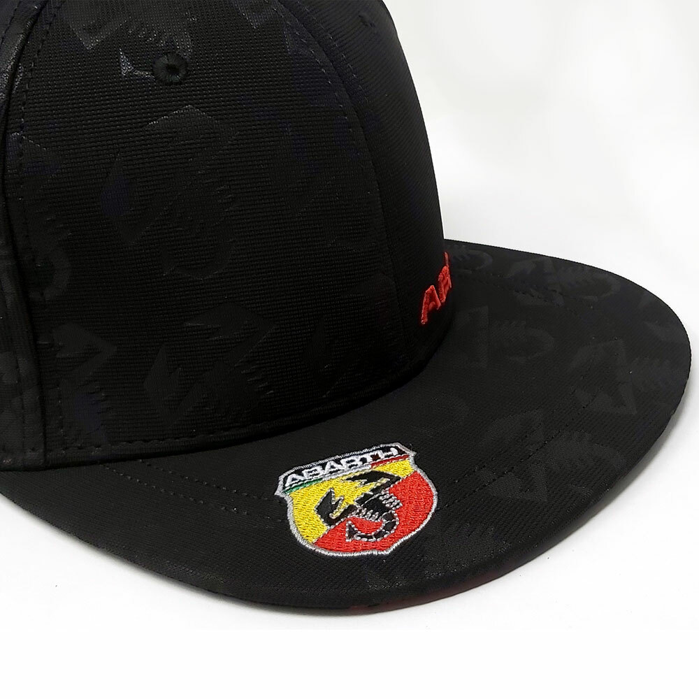 Abarth Hat Black Flat Visor