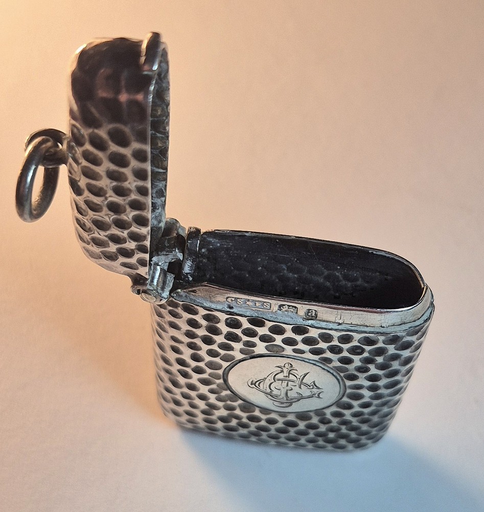 Antique Sterling Silver Match Safe/Vesta