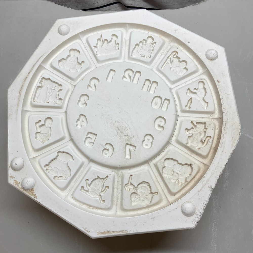 Ceramic Slip Casting Mold Clock Byron #B316