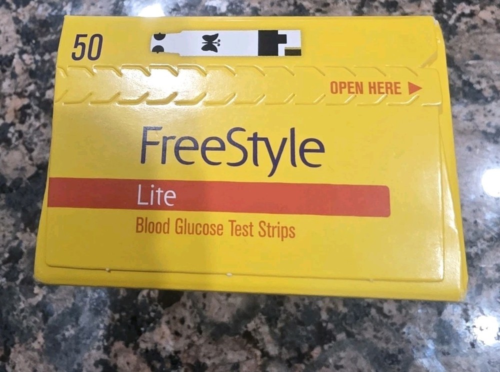 Freestyle Lite Test Strips 50 Ct Exp 08/2018