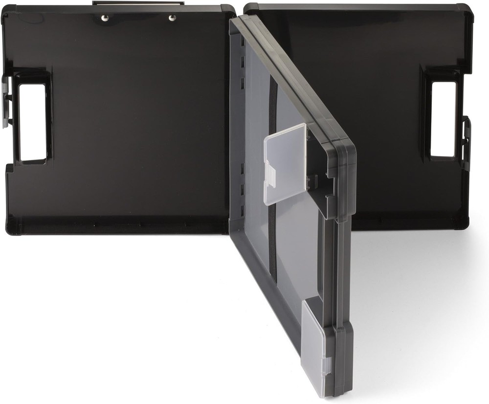 Versatile Dual-Sided Clipboard Storage for A4 & Letter Sizes - Durable Plastic