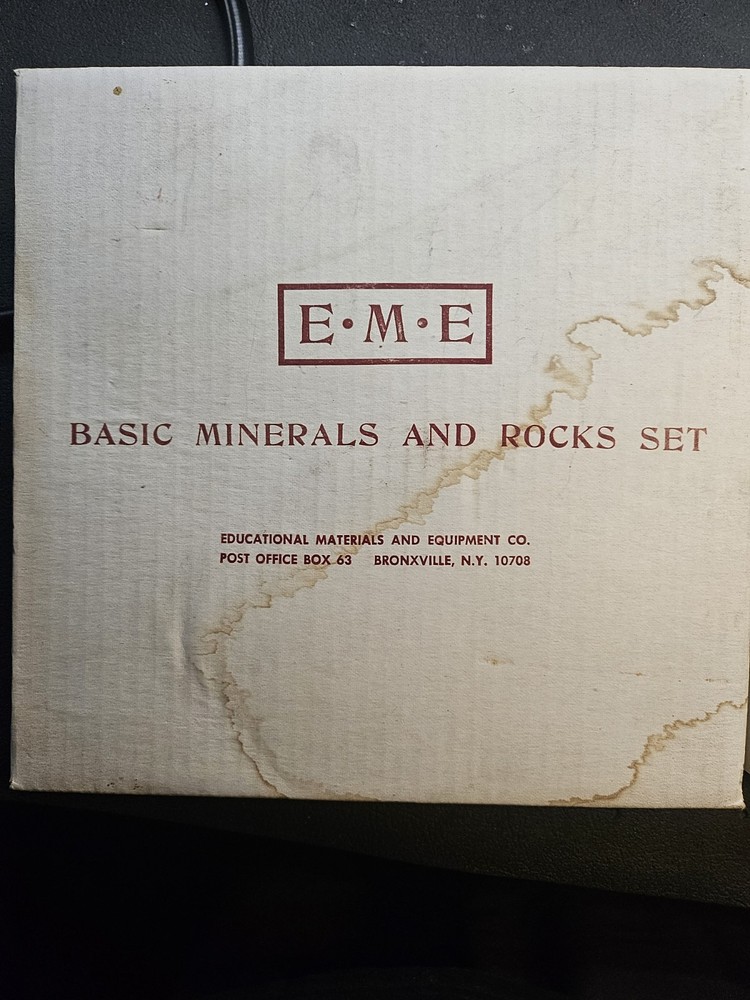 EME Basic Minerals and Rocks Set Educational Specimen Collection