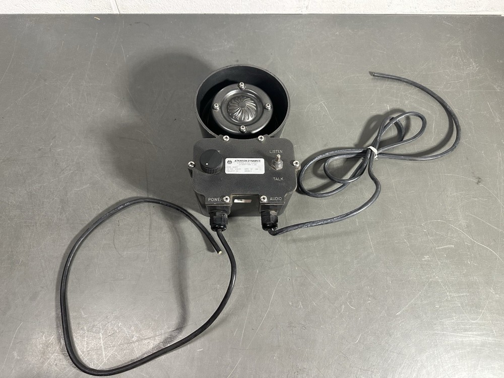 MINT Atkinson Dynamics AD26-8 12V Fire Truck Intercom Speaker