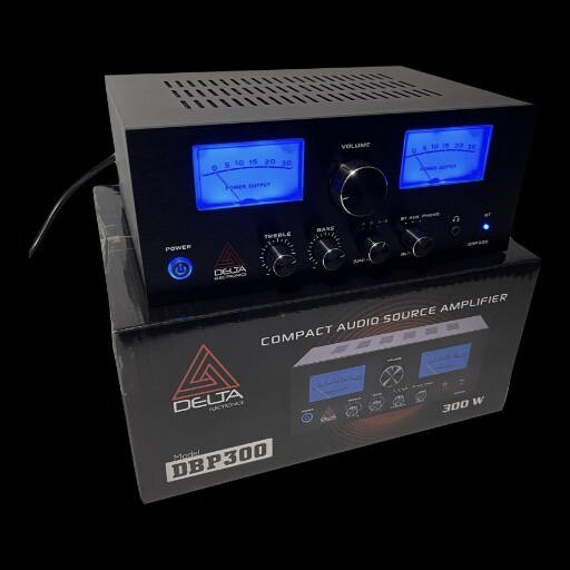 Delta Stereo Receiver w/ Record Player Input/Bluetooth Phono PREAMP DBP300 2-ch