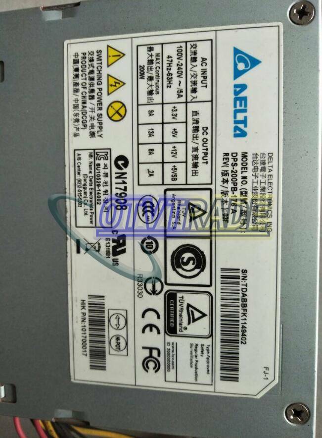 1piece Used Delta Power Supply DPS-200PB-176A