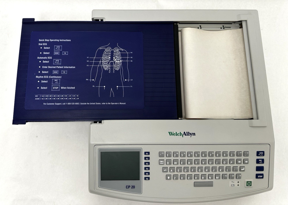WelchAllyn Cp20 Electrocardiograph - Read Description