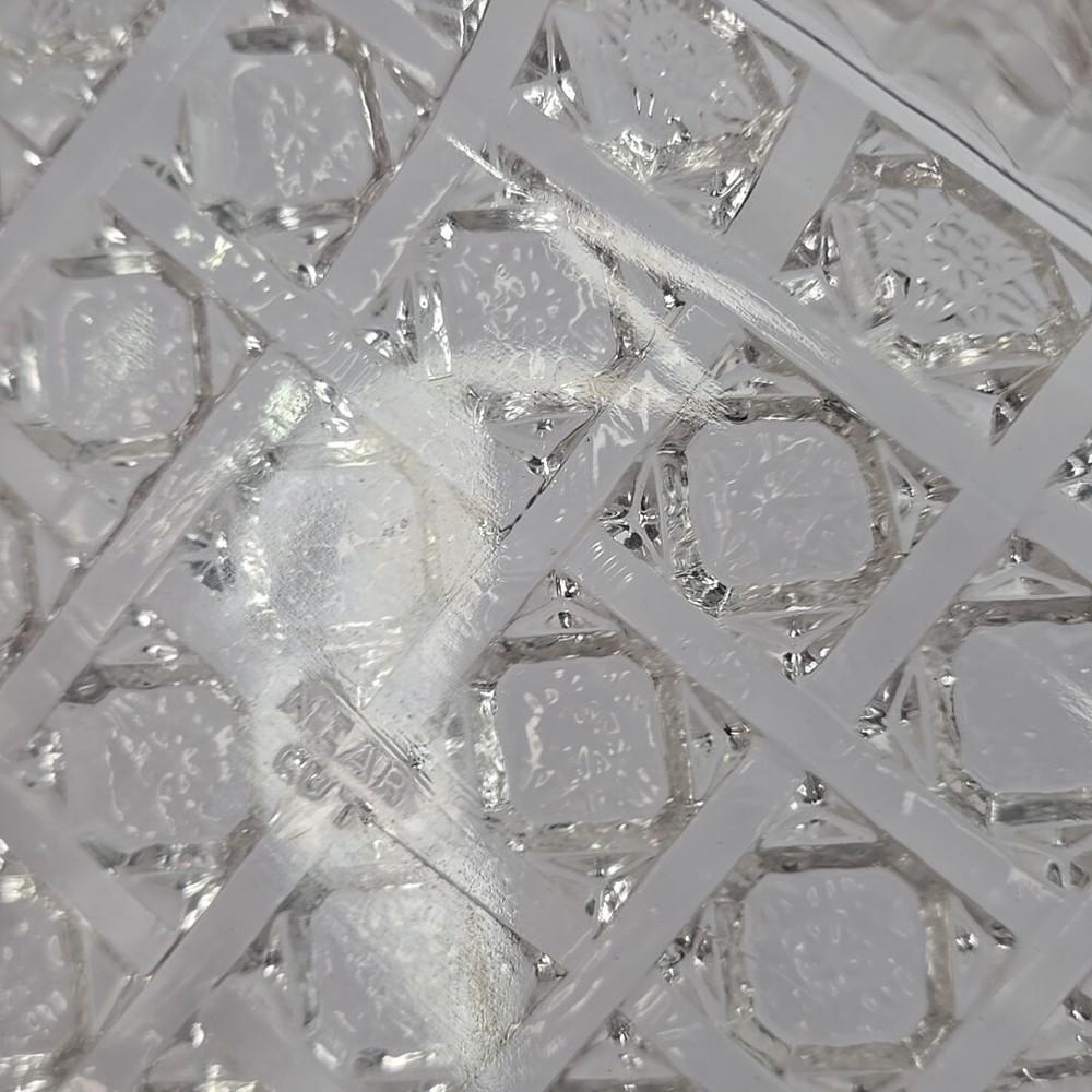 Rectangular Clear Glass Pickle Dish 11" X 5.5"