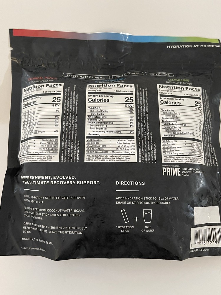 Prime Hydration Drink Hydration And Powder