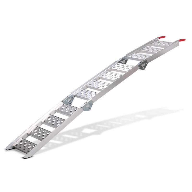 Motorcycle aluminium loading ramp CS3 set wheel chock Easy Plus folding max 270k