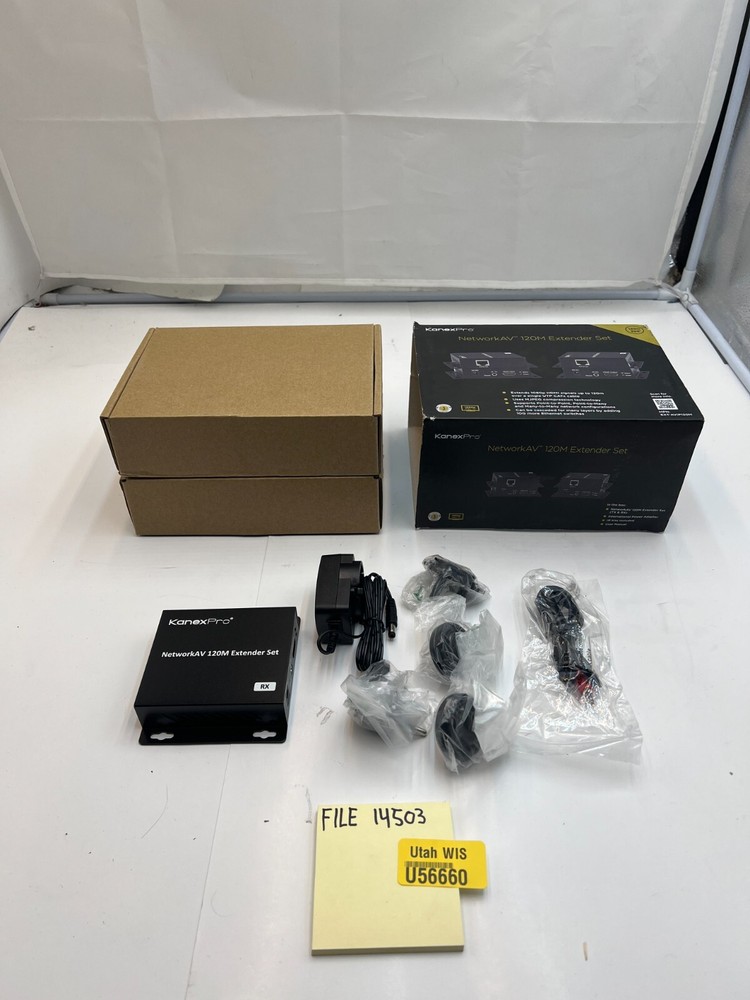 KanexPro NetworkAV 120M Extender Hardware EXT-AVIP120M - FAST SHIPPING