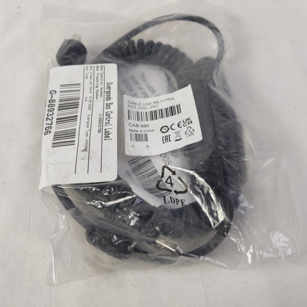 Datalogic Cable CAB-560 PWR USB Type A Digital Cable/Data 3.6m