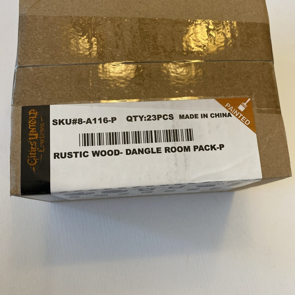 Dwarven Forge Rustic Wood - Dangle Room Pack Painted